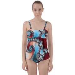 Twist Front Tankini Set 