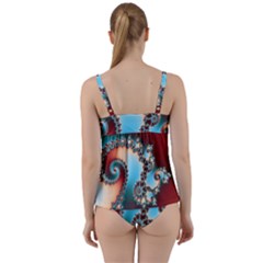 Twist Front Tankini Set 