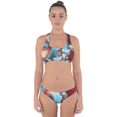 Fractal Spiral Art Math Abstract Cross Back Hipster Bikini Set from ArtsNow.com