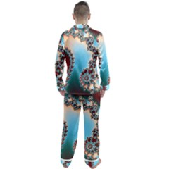 Men s Long Sleeve Satin Pajamas Set 