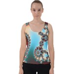 Fractal Spiral Art Math Abstract Velvet Tank Top