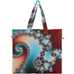 Fractal Spiral Art Math Abstract Canvas Travel Bag