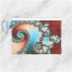 Fractal Spiral Art Math Abstract Canvas Cosmetic Bag (Medium)