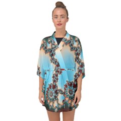 Half Sleeve Chiffon Kimono 