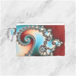 Fractal Spiral Art Math Abstract Canvas Cosmetic Bag (Small)