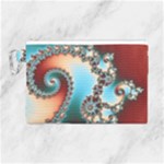 Fractal Spiral Art Math Abstract Canvas Cosmetic Bag (Large)