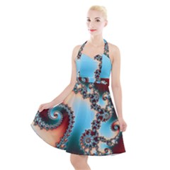 Halter Party Swing Dress  