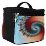 Fractal Spiral Art Math Abstract Make Up Travel Bag (Small)