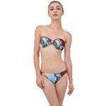 Fractal Spiral Art Math Abstract Classic Bandeau Bikini Set