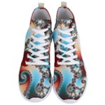 Fractal Spiral Art Math Abstract Men s Lightweight High Top Sneakers