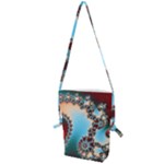 Fractal Spiral Art Math Abstract Folding Shoulder Bag