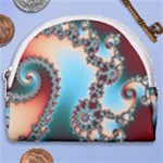 Fractal Spiral Art Math Abstract Horseshoe Style Canvas Pouch