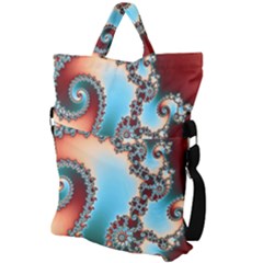 Fold Over Handle Tote Bag 