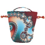 Fractal Spiral Art Math Abstract Drawstring Bucket Bag