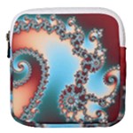 Fractal Spiral Art Math Abstract Mini Square Pouch