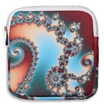 Fractal Spiral Art Math Abstract Mini Square Pouch