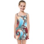 Fractal Spiral Art Math Abstract Kids  Summer Sun Dress