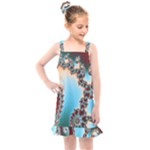 Fractal Spiral Art Math Abstract Kids  Overall Dress