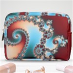 Fractal Spiral Art Math Abstract Make Up Pouch (Medium)