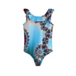 Fractal Spiral Art Math Abstract Kids  Frill Swimsuit