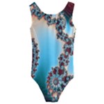 Fractal Spiral Art Math Abstract Kids  Cut-Out Back One Piece Swimsuit