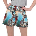 Fractal Spiral Art Math Abstract Ripstop Shorts