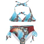 Fractal Spiral Art Math Abstract Kids  Classic Bikini Set