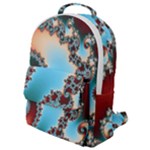 Fractal Spiral Art Math Abstract Flap Pocket Backpack (Small)