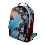 Fractal Spiral Art Math Abstract Flap Pocket Backpack (Large)