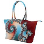 Fractal Spiral Art Math Abstract Canvas Shoulder Bag