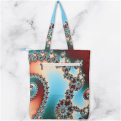 Double Zip Up Tote Bag 