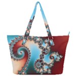 Fractal Spiral Art Math Abstract Full Print Shoulder Bag