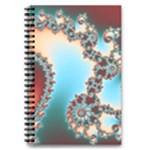 Fractal Spiral Art Math Abstract 5.5  x 8.5  Notebook