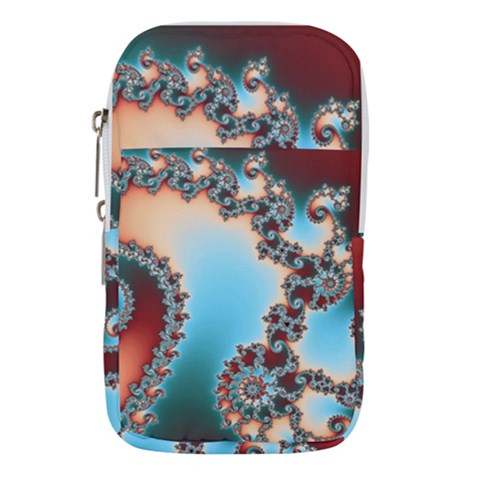 Fractal Spiral Art Math Abstract Waist Pouch (Small) from ArtsNow.com