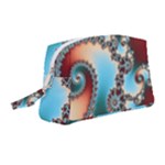 Fractal Spiral Art Math Abstract Wristlet Pouch Bag (Medium)