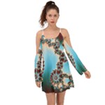 Fractal Spiral Art Math Abstract Boho Dress