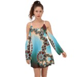 Fractal Spiral Art Math Abstract Boho Dress