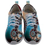 Fractal Spiral Art Math Abstract Mens Athletic Shoes