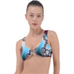 Fractal Spiral Art Math Abstract Ring Detail Bikini Top