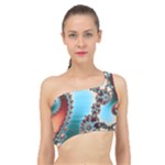 Fractal Spiral Art Math Abstract Spliced Up Bikini Top 