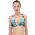 Fractal Spiral Art Math Abstract Classic Banded Bikini Top