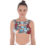 Fractal Spiral Art Math Abstract Bandaged Up Bikini Top