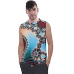 Fractal Spiral Art Math Abstract Men s Regular Tank Top