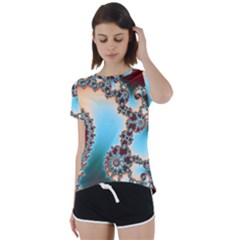 Short Sleeve Open Back T-Shirt 