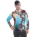 Fractal Spiral Art Math Abstract Men s Pique Long Sleeve Tee