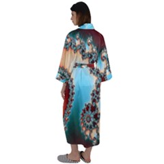 Maxi Satin Kimono 