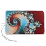 Fractal Spiral Art Math Abstract Pen Storage Case (L)