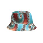 Fractal Spiral Art Math Abstract Inside Out Bucket Hat (Kids)