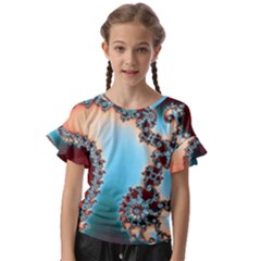 Kids  Cut Out Flutter Sleeves 