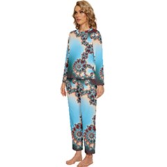 Womens  Long Sleeve Lightweight Pajamas Set 